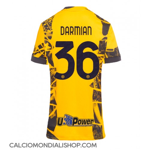 Maglie da calcio Inter Milan Matteo Darmian #36 Terza Maglia Femminile 2024-25 Manica Corta